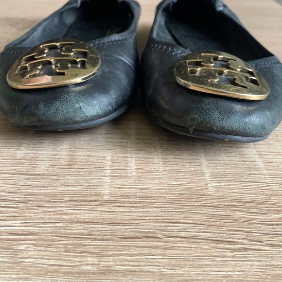 Tory Burch Black Shoes Flats - Picture 2 of 7
